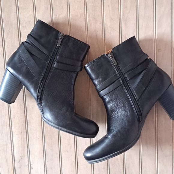 Pikolinos Verona Classic Black Heeled Leather Ankle Boots Size 39 US size 8.5-9 - Picture 11 of 11